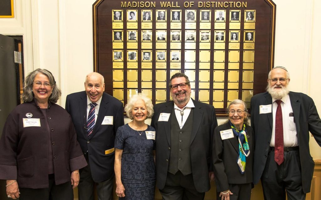 2016 HonoreesWendy Trozzi Libby, Larry Hite, Patricia Bruder Debrovner, Arthur Schwartz, Lucille Weckstein Plotz, Barry Simon